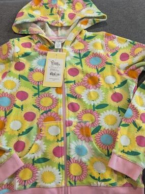 Lilly Pulitzer Girls Floral Terrycloth Swim Coverup NWT
